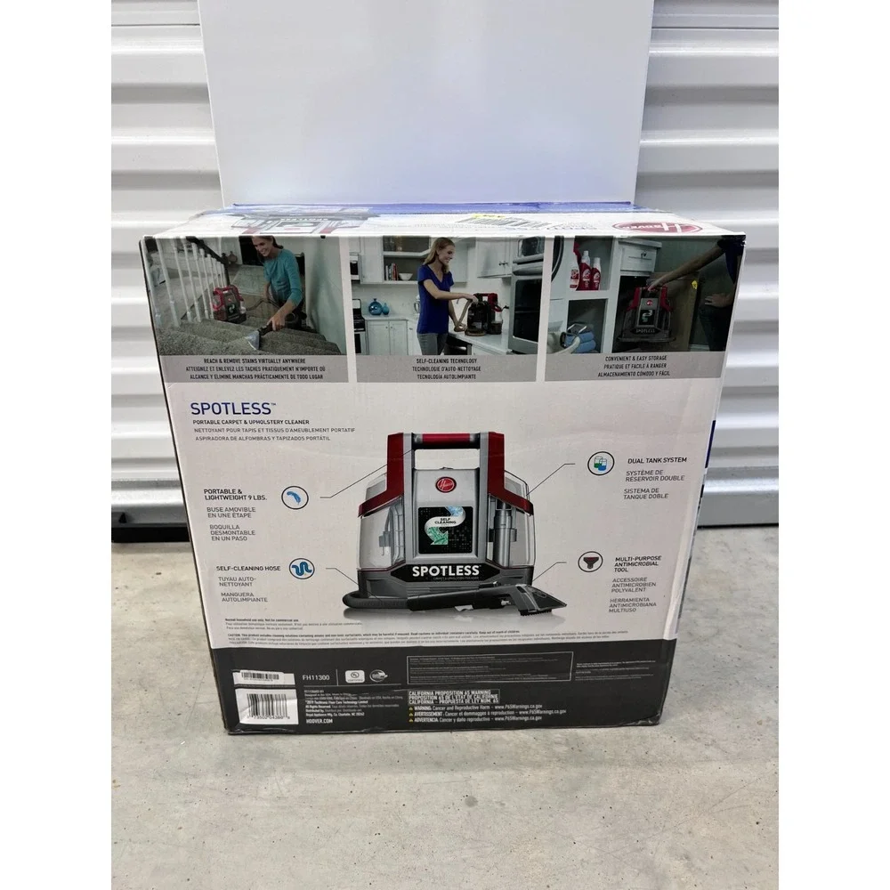 Hoover Spotless Portable Carpet & Upholstery Cleaner Multi-Purpose FH11300